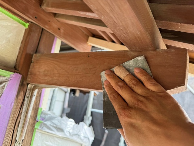 木部の下地処理